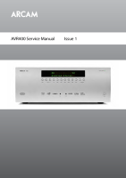 Arcam AVR-400 - Service Manual 